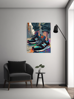 Tableau sneakers en toile - New balance - Décoration sneakers