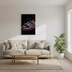 Tableau sneakers sur toile  Vans - Art murale - Décoration sneakers